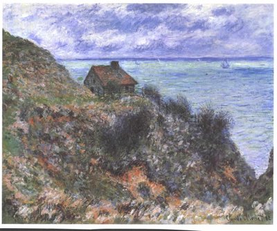 Hütte des Zollwächters bei Pourville von Claude Monet